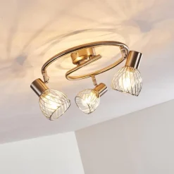 Plafonnier Parado Nickel mat, 3 lumières