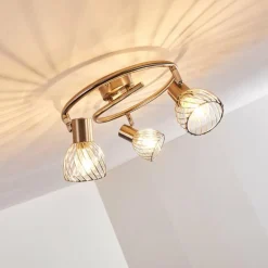 Plafonnier Parado Nickel mat, 3 lumières