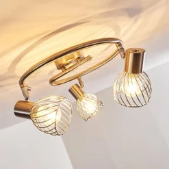 Plafonnier Parado Nickel mat, 3 lumières