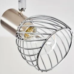 Plafonnier Parado Nickel mat, 4 lumières