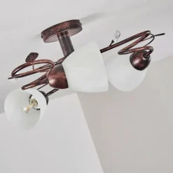Plafonnier Peccia Rouille, 3 lumières