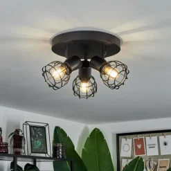 Plafonnier Piment Noir, 3 lumières