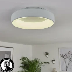 Plafonnier Pine LED Blanc, 1 lumière