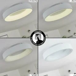 Plafonnier Pine LED Blanc, 1 lumière