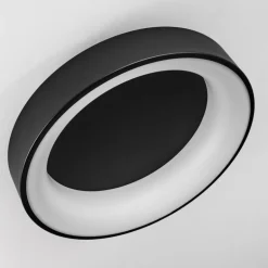 Plafonnier Pine LED Noir, 1 lumière