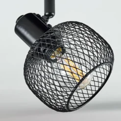 Plafonnier Pipisu Noir, 1 lumière