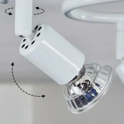 Plafonnier Planes LED Blanc, 3 lumières