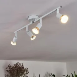 Plafonnier Planes LED Blanc, 4 lumières