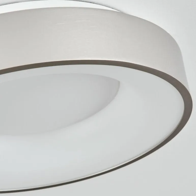 Plafonnier Playas LED Argenté, Blanc, 1 lumière