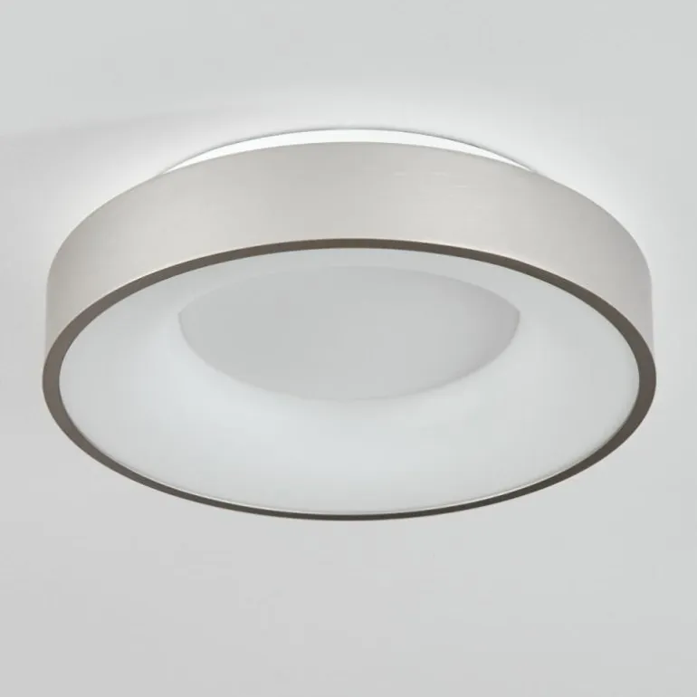 Plafonnier Playas LED Argenté, Blanc, 1 lumière
