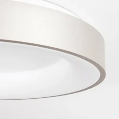 Plafonnier Playas LED Argenté, Blanc, 1 lumière