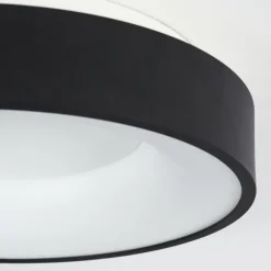 Plafonnier Playas LED Noir, Blanc, 1 lumière