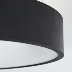 Plafonnier Playas LED Noir, Blanc, 1 lumière