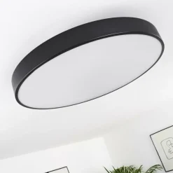 Plafonnier Plovdiv LED Blanc, 1 lumière, Télécommandes