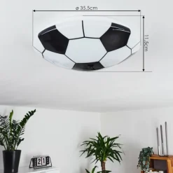 Plafonnier Point LED Blanc, 1 lumière