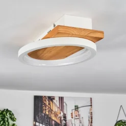 Plafonnier Pompu LED Écru, 1 lumière