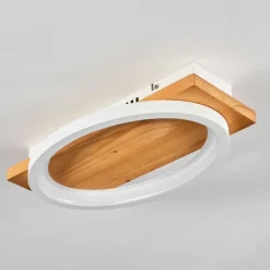 Plafonnier Pompu LED Écru, 1 lumière