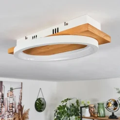 Plafonnier Pompu LED Écru, 1 lumière