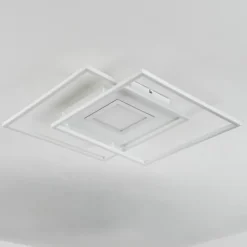 Plafonnier Popoy LED Blanc, 1 lumière, Télécommandes