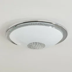 Plafonnier Pratteln LED Chrome, 1 lumière