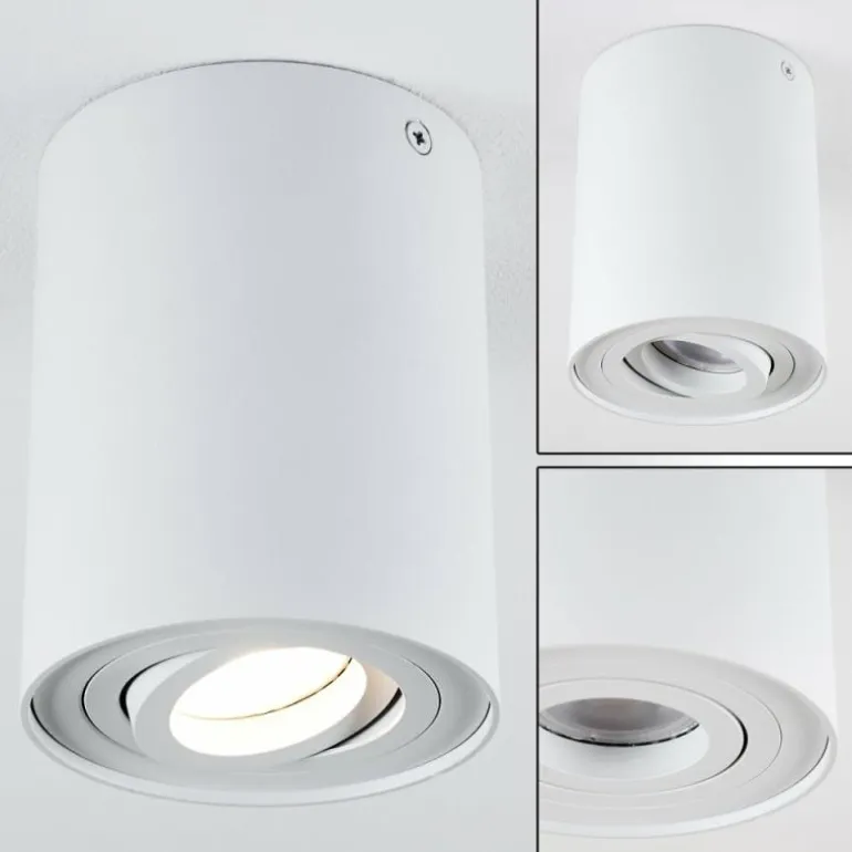 Plafonnier Quimper Blanc, 1 lumière
