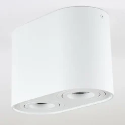 Plafonnier Quimper Blanc, 2 lumières