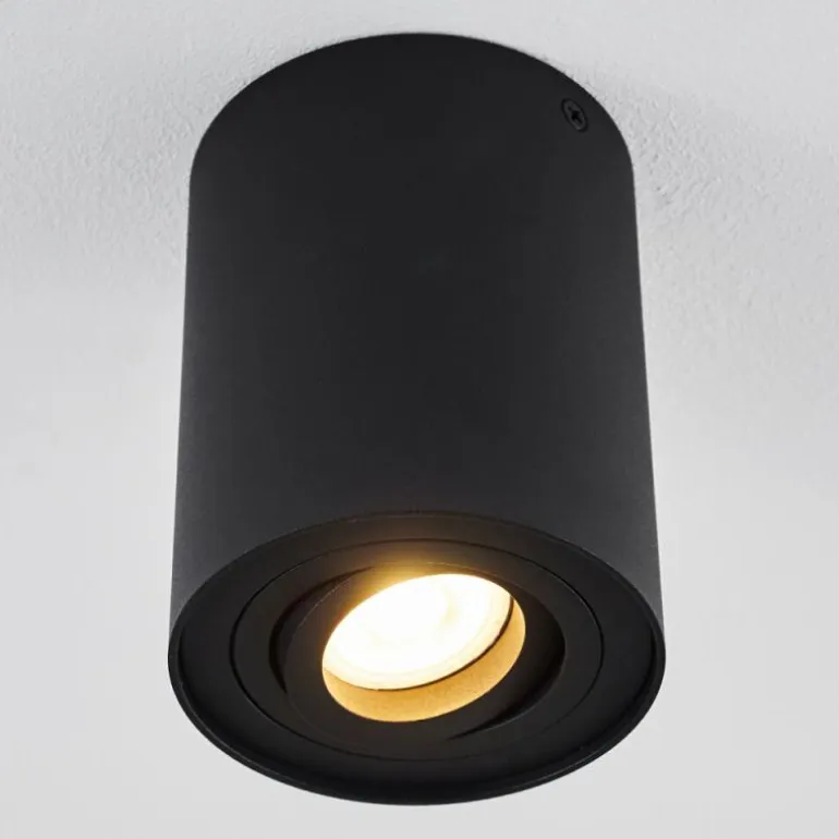 Plafonnier Quimper Noir, 1 lumière