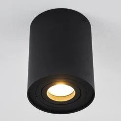 Plafonnier Quimper Noir, 1 lumière