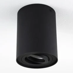 Plafonnier Quimper Noir, 1 lumière