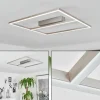 Plafonnier Rauma LED Nickel mat, 1 lumière