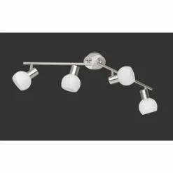 Plafonnier Reality Antibes Nickel mat, 4 lumières