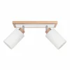Plafonnier Represita Bois clair, 2 lumières