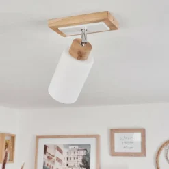 Plafonnier Represita Écru, Blanc, 1 lumière