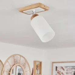 Plafonnier Represita Écru, Blanc, 1 lumière