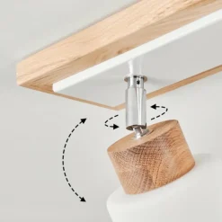 Plafonnier Represita Écru, Blanc, 2 lumières