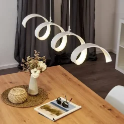 Plafonnier Rezat LED Blanc, 1 lumière