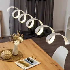Plafonnier Rezat LED Blanc, 1 lumière