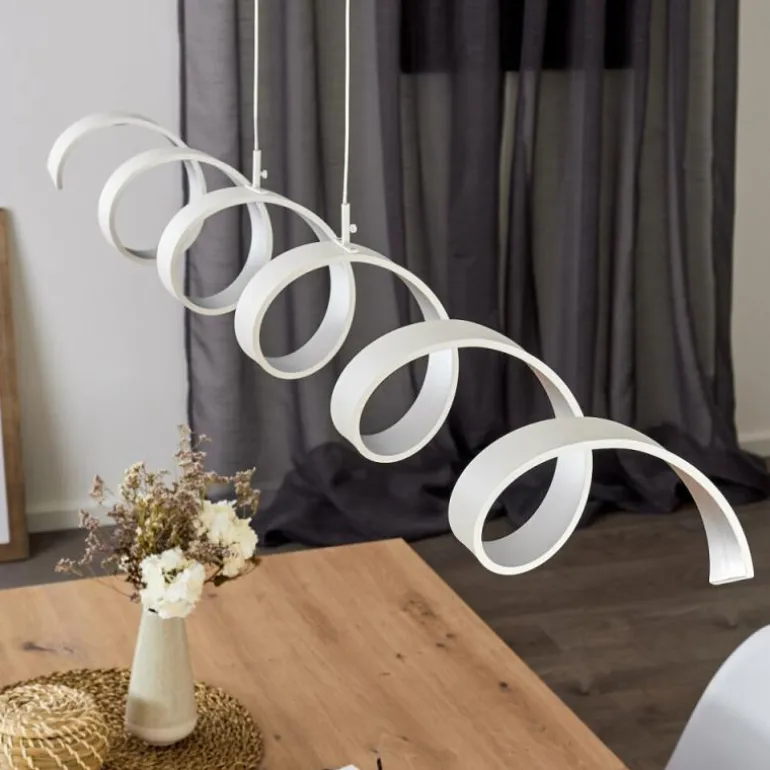Plafonnier Rezat LED Blanc, 1 lumière