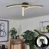 Plafonnier Rheinfelden LED Noir, 1 lumière