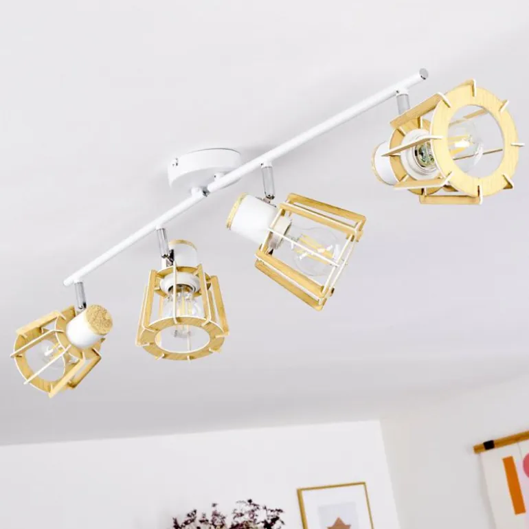 Plafonnier Rieti Blanc, 4 lumières