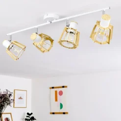 Plafonnier Rieti Blanc, 4 lumières