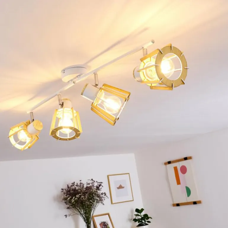 Plafonnier Rieti Blanc, 4 lumières