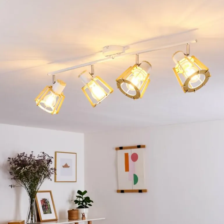 Plafonnier Rieti Blanc, 4 lumières