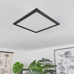 Plafonnier Ringuelet LED Noir, Blanc, 1 lumière, Télécommandes