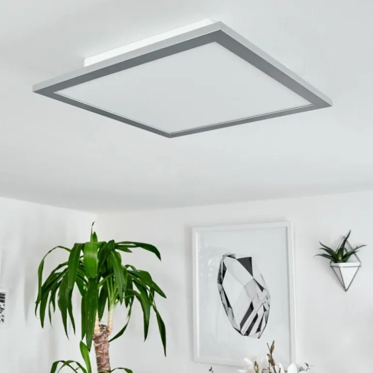 Plafonnier Ringuelet LED Blanc, 1 lumière, Télécommandes