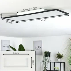 Plafonnier Ringuelet LED Blanc, 1 lumière, Télécommandes