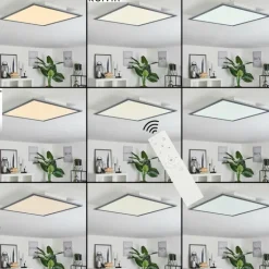 Plafonnier Ringuelet LED Blanc, 1 lumière, Télécommandes