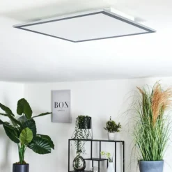 Plafonnier Ringuelet LED Blanc, 1 lumière, Télécommandes