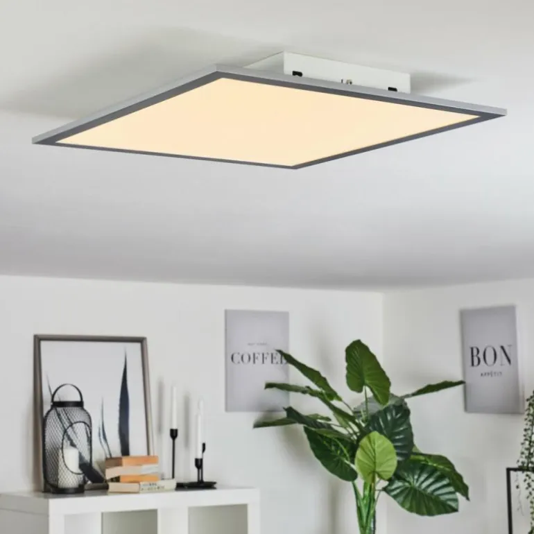 Plafonnier Ringuelet LED Blanc, 1 lumière, Télécommandes