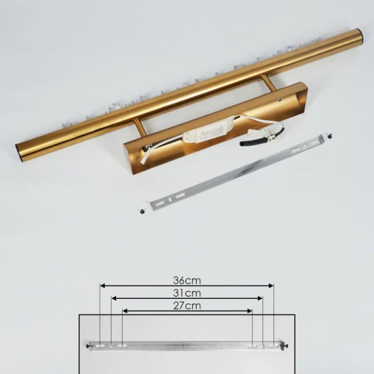 Plafonnier Rodeche LED Laiton, 1 lumière